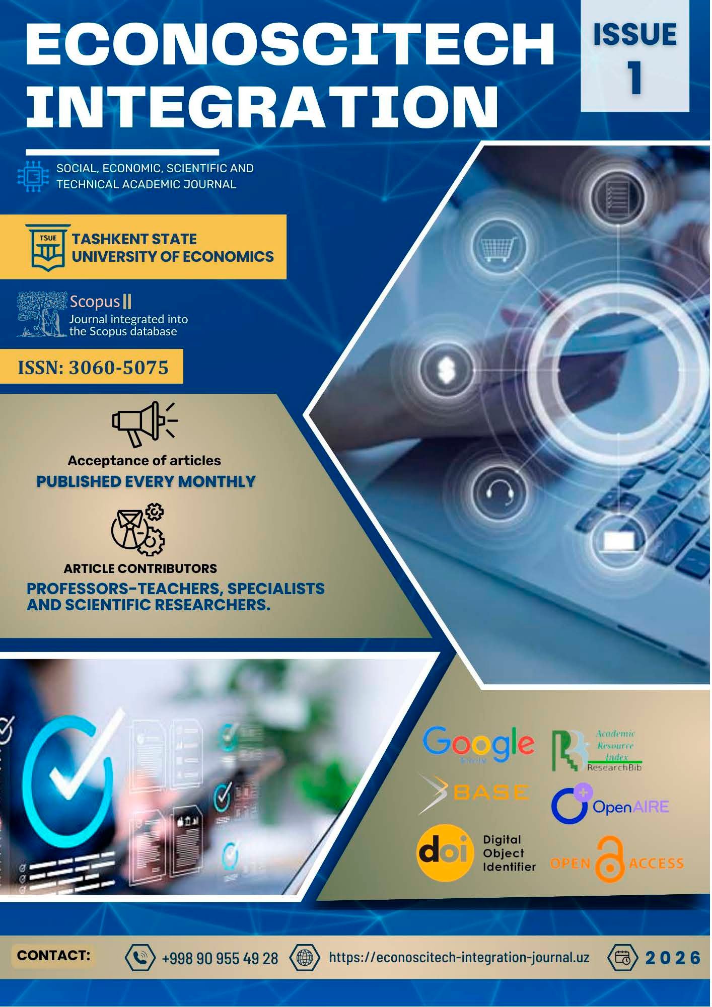 					View Vol. 3 No. 1 (2026): Social, economic, scientific and technical academic journal
				